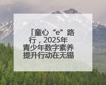 童心“e”路行，2025年青少年数字素养提升行动在无锡正式启动